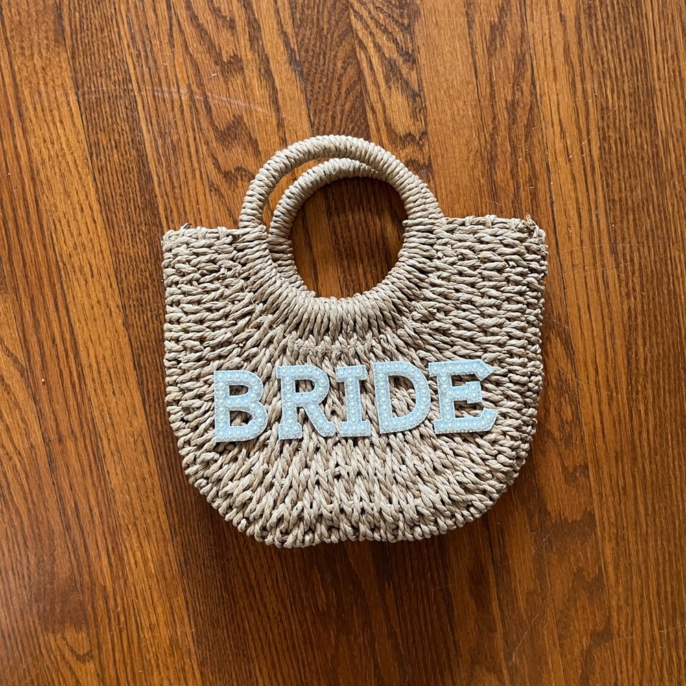 Bride Woven Tan Bag
